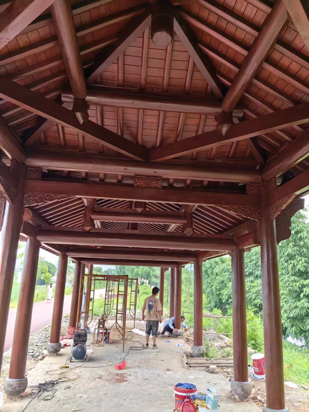 這樣的古劍木涼亭你們喜歡嗎? 這樣的古劍木涼亭你們喜歡嗎?